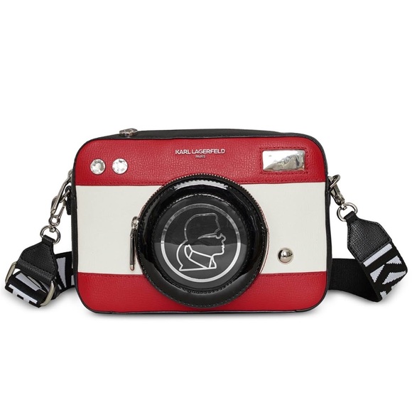 Karl Lagerfeld: Camera Ikons Photography Crossbody Bag - Picture 5 of 12